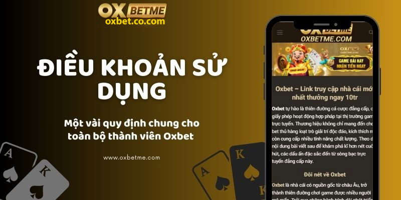 Điều khoản sử dụng-oxbet